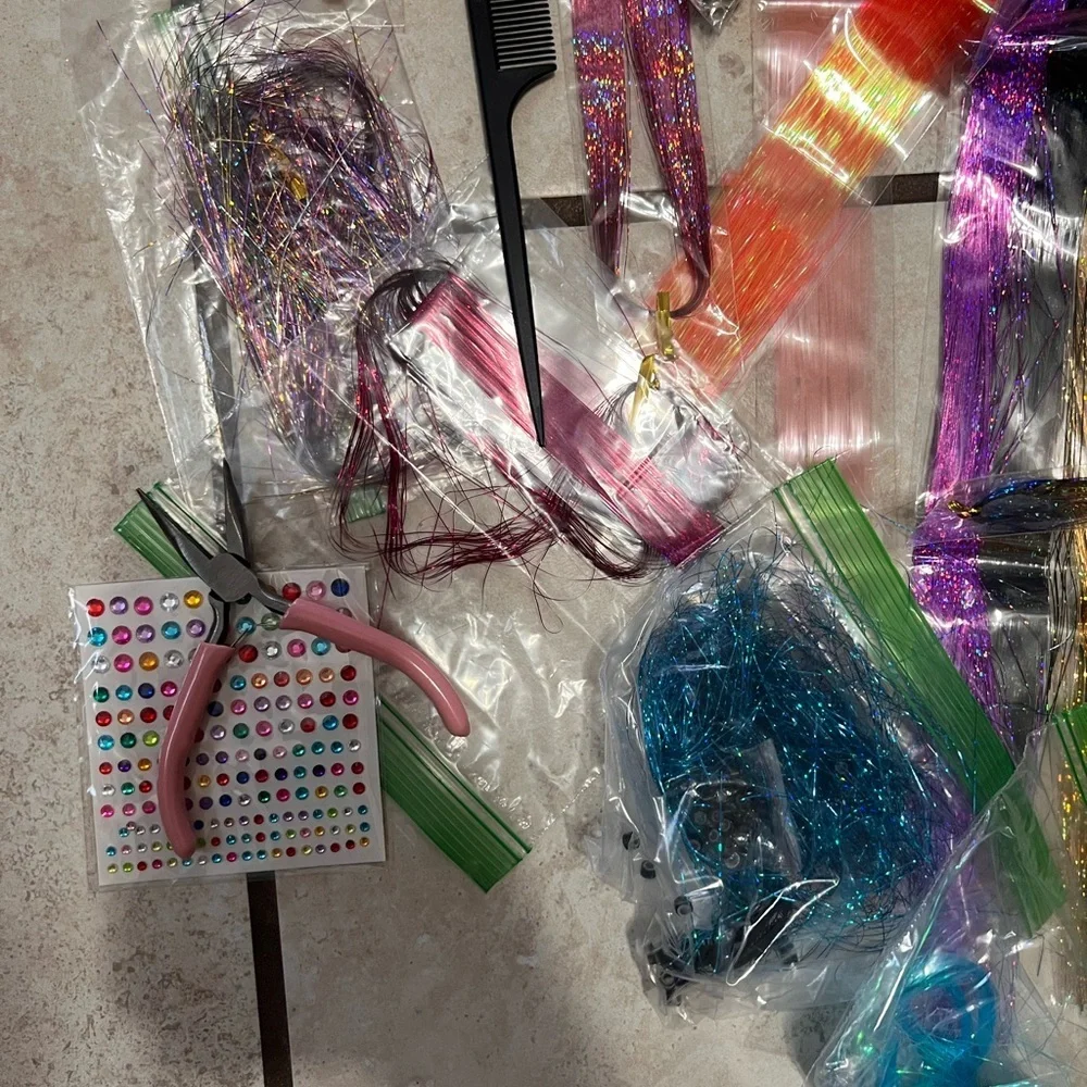 Tinsel hair kit